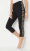 LEGGINSY WZOROWANE LE009 3/4